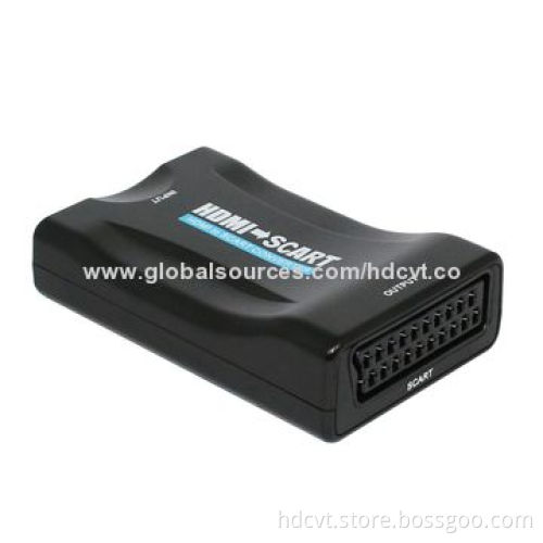 MHL+HDMI to SCART Converter, Up to 1,920*1,080P Input ResolutionNew